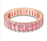 Swar*vski - Matrix ring - Pink - Rose Gold - 5648286
