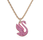 Swar*vski - Swan, Medium, Pink, Rose gold-tone plated - 5647552