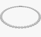 Swar*vski - White Rhodium plated Una Angelic Necklace - 5367853