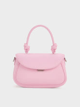 Charles & Ke*th - Sammie Knotted-Handle Front-Flap Bag - Bubble Gum Pink