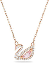 Swar*vski - Dazzling Swan pendant - Swan, Pink, Rose gold-tone plated - 5473024