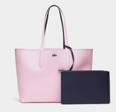 Lacost* - *nna R*versible Perforated Tote Bag - Black\Pink