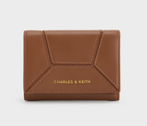 Charles & Ke*th - Nasrin Geometric Wallet - Chocolate