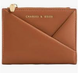 Charles & Ke*th - Midori Geometric Top-Zip Wallet - Brown