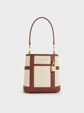Charles & Ke*th - Scottie Canvas Bucket Bag - Brick