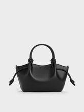 Charles & Ke*th - Sammie Knotted-Handle Wavy Tote Bag - Black