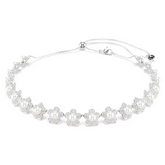 Swar*vski - Arian* Grand* choker Crystal pearl, Round cut, White, Rhodium plated - 5751250