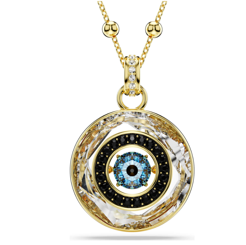 Swar*vski - Symbolica pendant Evil eye, Medium, Multicolored, Gold-tone plated - 5692166