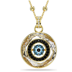 Swar*vski - Symbolica pendant Evil eye, Medium, Multicolored, Gold-tone plated - 5692166