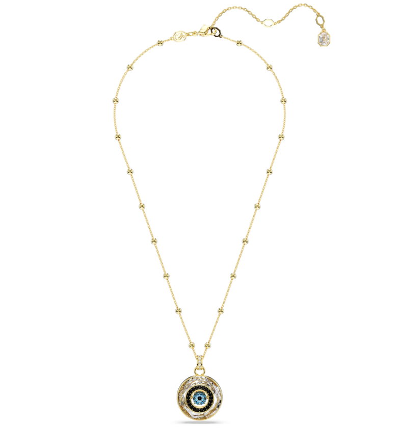 Swar*vski - Symbolica pendant Evil eye, Medium, Multicolored, Gold-tone plated - 5692166