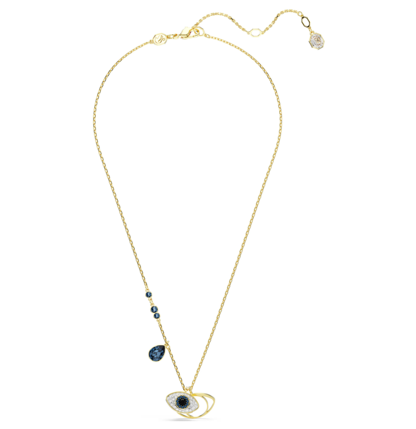 Swar*vski - Symbolica pendant Evil eye, Blue, Gold-tone plated - 5692178