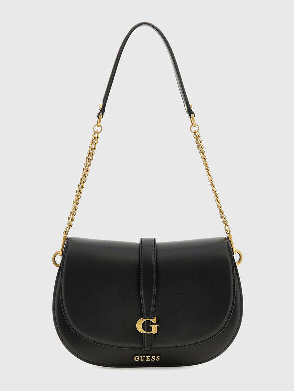 Gues* - Kuba Mini Crossbody Flap XS Logo-BLACK-HWPA9329200BLK