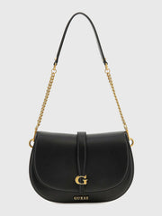 Gues* - Kuba Mini Crossbody Flap XS Logo-BLACK-HWPA9329200BLK