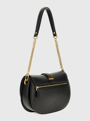 Gues* - Kuba Mini Crossbody Flap XS Logo-BLACK-HWPA9329200BLK