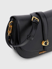 Gues* - Kuba Mini Crossbody Flap XS Logo-BLACK-HWPA9329200BLK
