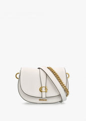 Gues* - Kuba Mini Crossbody Flap XS Logo- WHITE-HWPA9329200WHT