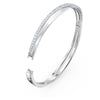 Swar*vski - Hyperbola bangle Round cut, White, Rhodium plated - 5565210