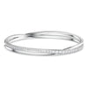 Swar*vski - Hyperbola bangle Round cut, White, Rhodium plated - 5565210
