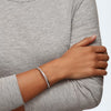 Swar*vski - Hyperbola bangle Round cut, White, Rhodium plated - 5565210