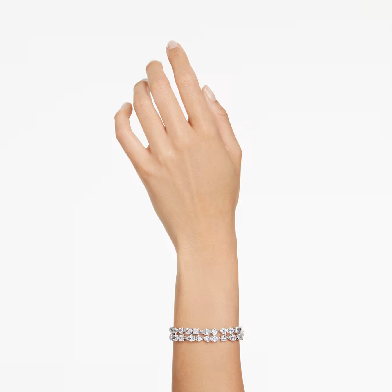 Swar*vski - Mesmera bracelet Mixed cuts, White, Rhodium plated-5669927
