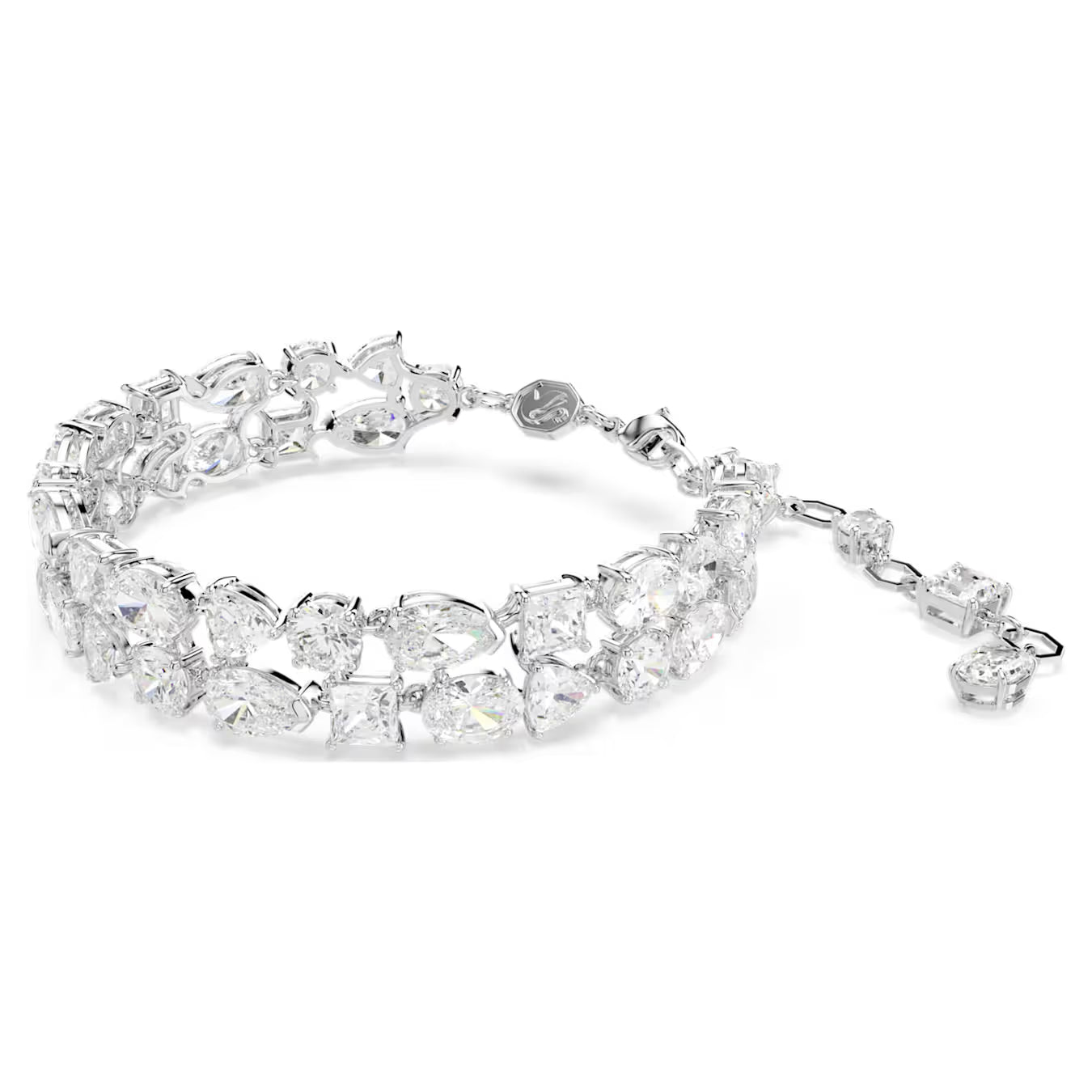 Swar*vski - Mesmera bracelet Mixed cuts, White, Rhodium plated-5669927