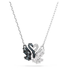 Swar*vski - Tennis bracelet  -Swan, Black, Mixed metal finish-5705721