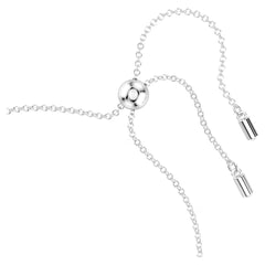 Swar*vski -Infinity bracelet-Infinity and heart, White, Rhodium plated-5524421